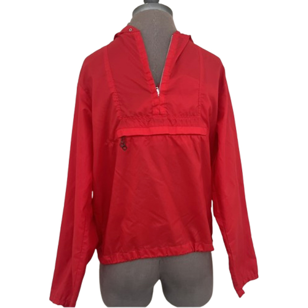 Vintage McGregor 1960s Beanbag Parka Jacket Unisex Small Red 60s Vtg